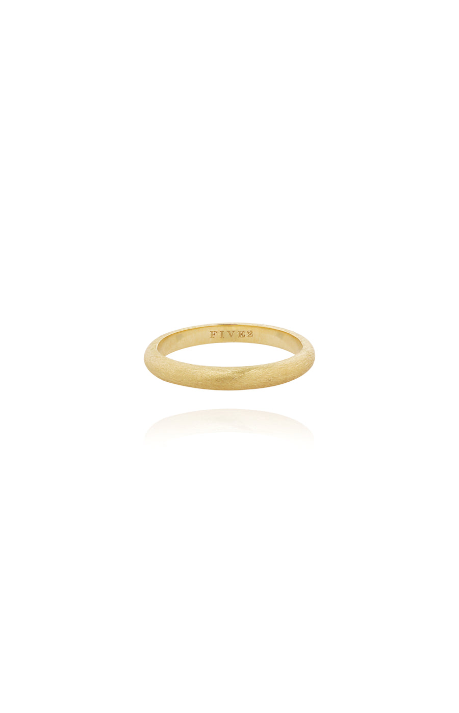 Brushed Gold Band