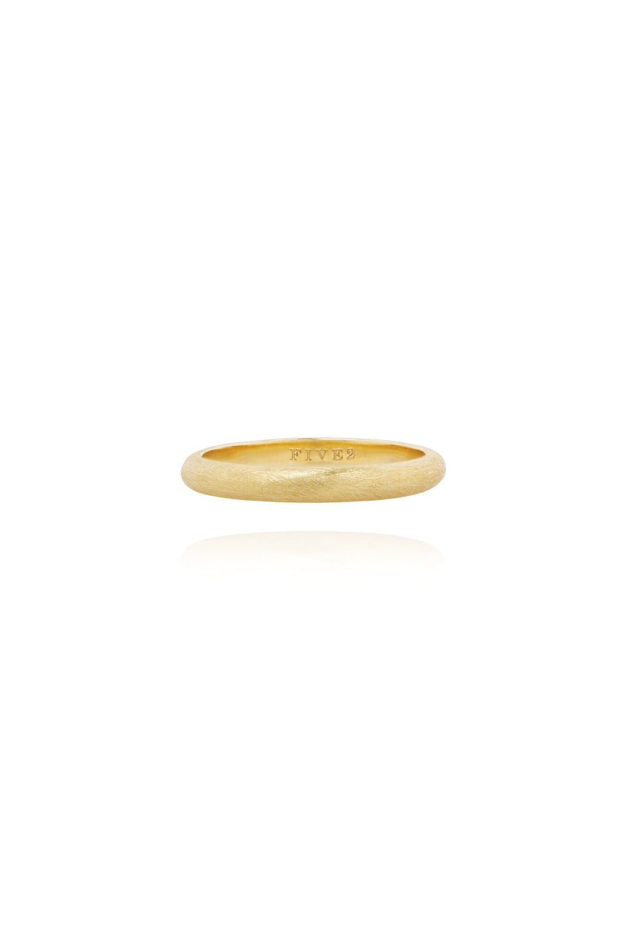 Brushed Gold Band